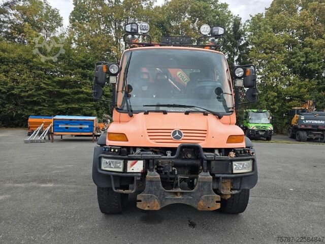 Sonstige UNIMOG U 500 3-Seiten-Kipper mit Kran PK 9501