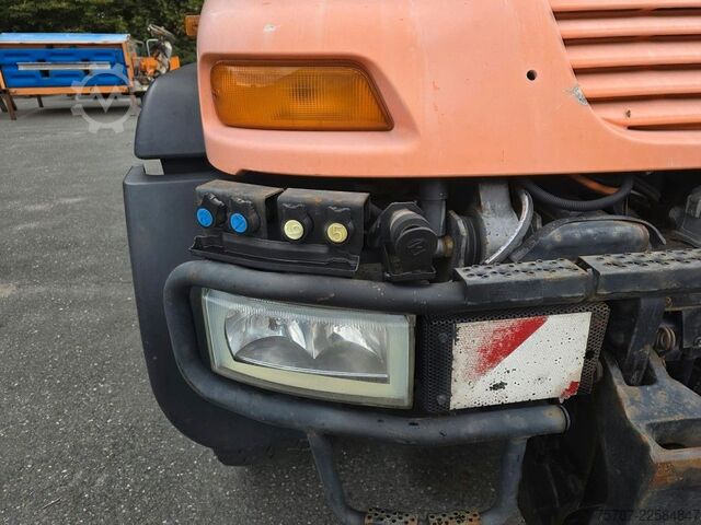 Sonstige UNIMOG U 500 3-Seiten-Kipper mit Kran PK 9501