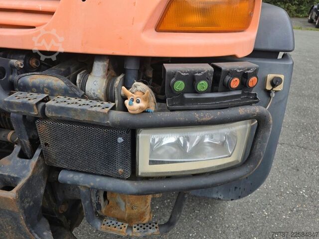 Sonstige UNIMOG U 500 3-Seiten-Kipper mit Kran PK 9501