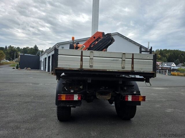 Sonstige UNIMOG U 500 3-Seiten-Kipper mit Kran PK 9501