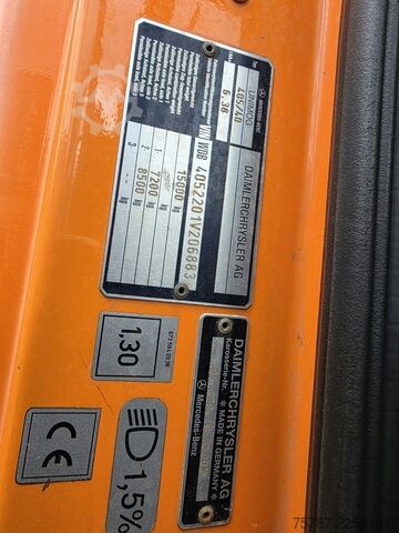 Sonstige UNIMOG U 500 3-Seiten-Kipper mit Kran PK 9501