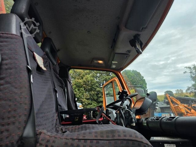 Sonstige UNIMOG U 500 3-Seiten-Kipper mit Kran PK 9501
