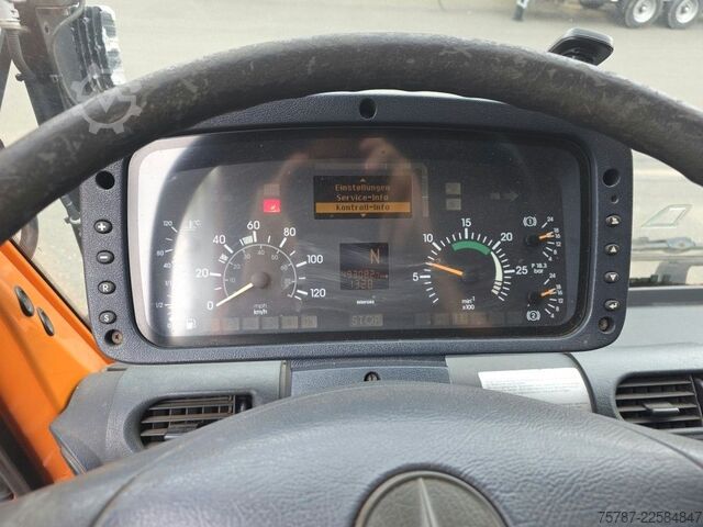 Sonstige UNIMOG U 500 3-Seiten-Kipper mit Kran PK 9501