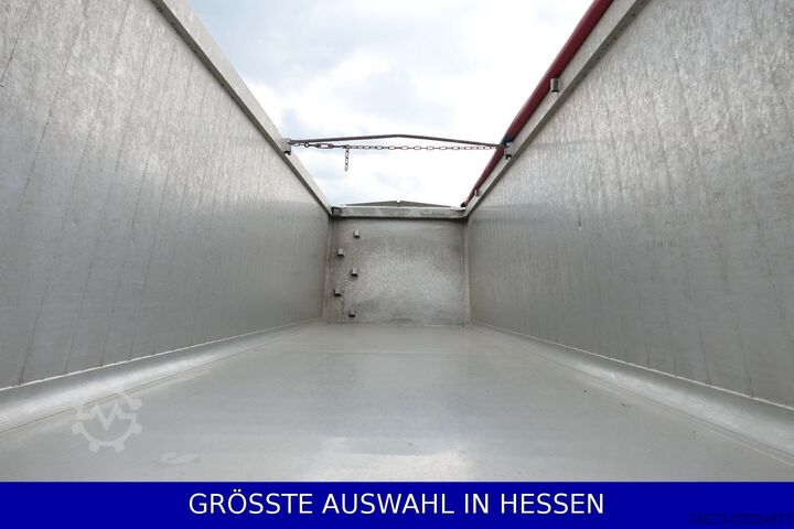 Tipper semitrailer SCHMITZ CARGOBULL Agrar 45m³ kurz+niedrig Türen+Klappe ¤515mtl.