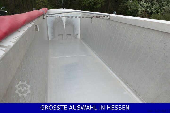 Tipper semitrailer SCHMITZ CARGOBULL Agrar 45m³ kurz+niedrig Türen+Klappe ¤515mtl.