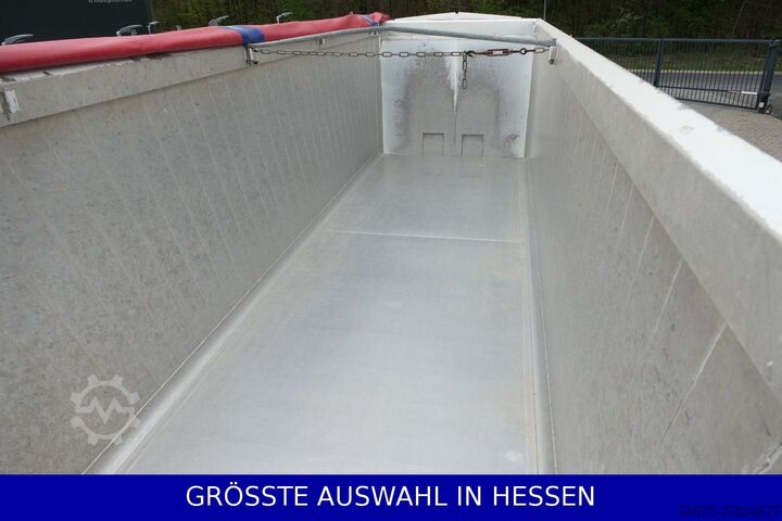 Tipper semitrailer SCHMITZ CARGOBULL Agrar 45m³ kurz+niedrig Türen+Klappe ¤515mtl.