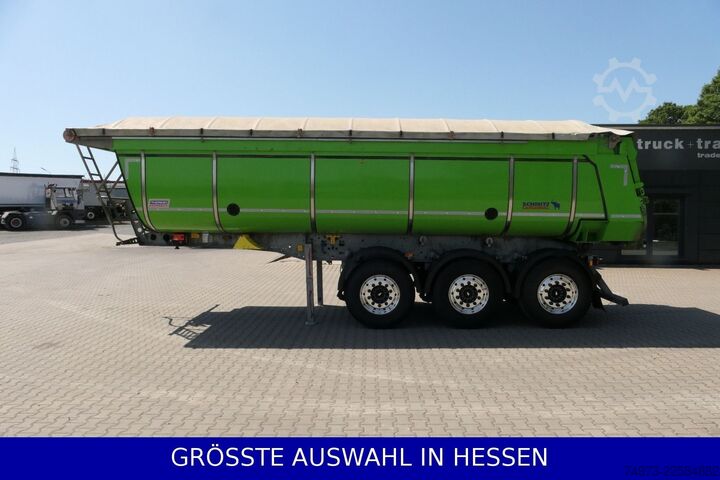 Tipper semitrailer SCHMITZ CARGOBULL Stahlmulde 25m³ el.Verdeck Thermo 2xLift ¤459.-m