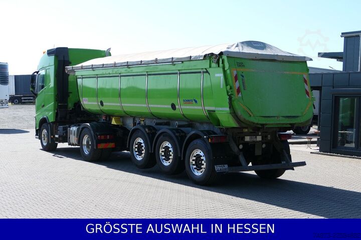 Tipper semitrailer SCHMITZ CARGOBULL Stahlmulde 25m³ el.Verdeck Thermo 2xLift ¤459.-m