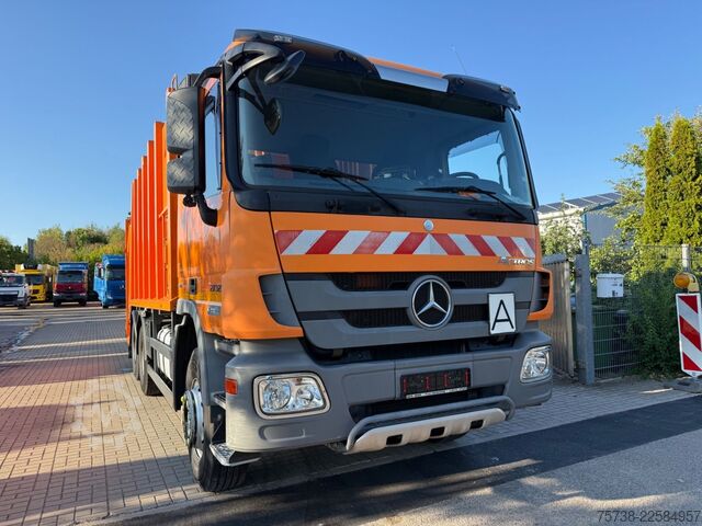 Garbage truck MERCEDES-BENZ Actros 2732 6x4 Müllwagen/BLATT-BLATT/Klima/EEV