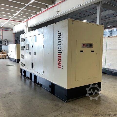 275 kVA emergency generator Newpower Generator NWR300 Ricardo Motor Stromaggregat