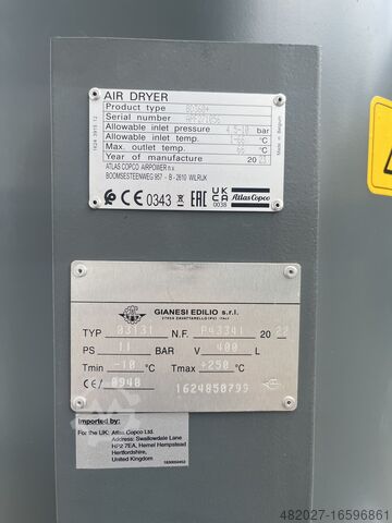 Adsorptionstrockner Atlas Copco BD 360+ ZP