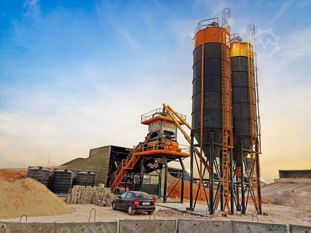 Concrete mixing plant / concrete plant FABO Concrete Batching Plant 180 m3 Compact Concrete Batching Plant