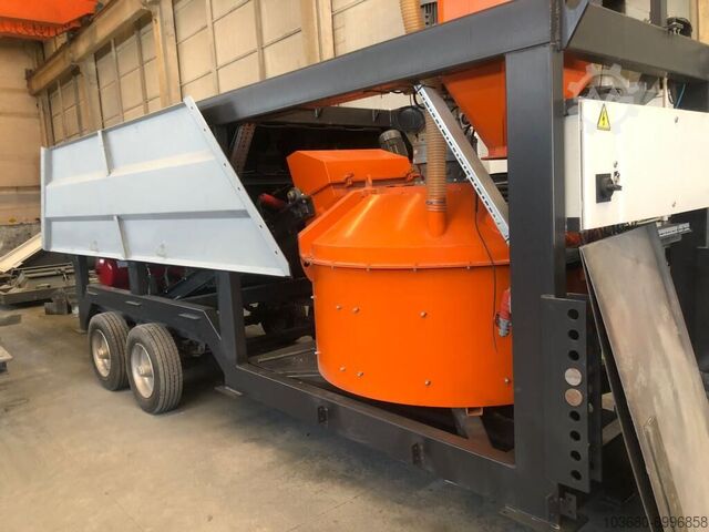 Mobile Concrete Batching Plant Plusmix Beton Santralleri PLUS MT 35