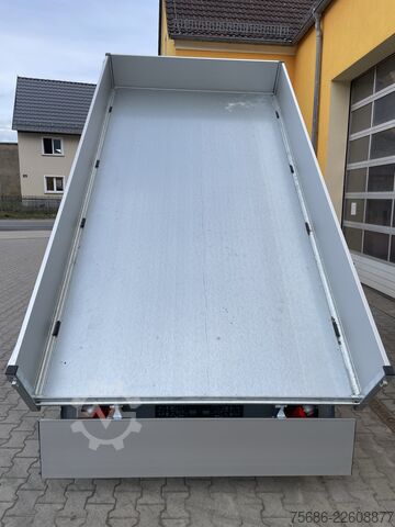 Dreiseitenkipper Anhänger Saris K3 356 184 3500 2 E-Bedienung + Schienen