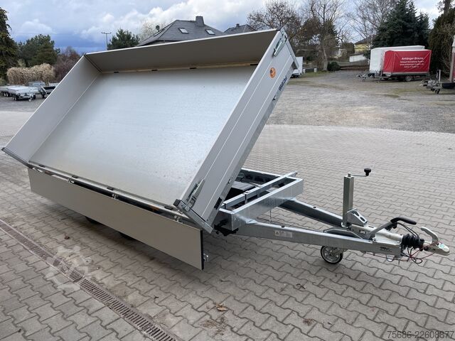 Dreiseitenkipper Anhänger Saris K3 356 184 3500 2 E-Bedienung + Schienen