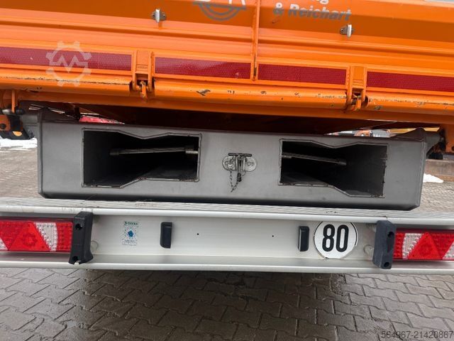 Dreiseitenkipper Anhänger  Schlang & Reichardt Unimog Krananhänger 80 km/h