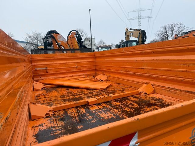 Dreiseitenkipper Anhänger  Schlang & Reichardt Unimog Krananhänger 80 km/h