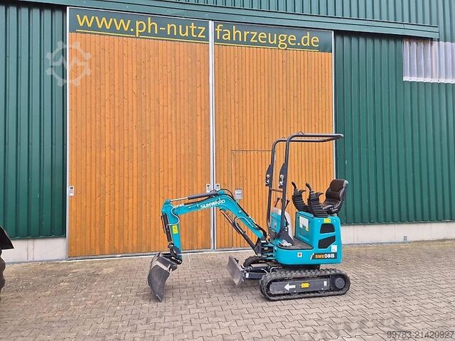 Backhoe loader Sunward SWE08B - Vorführmaschine, MS01, 2 Löffel