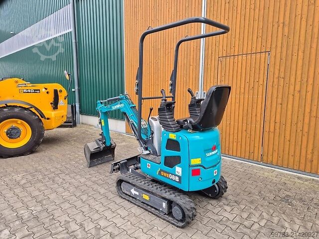 Backhoe loader Sunward SWE08B - Vorführmaschine, MS01, 2 Löffel