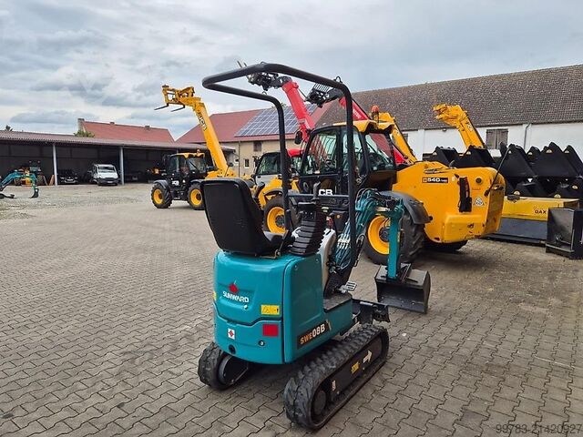 Backhoe loader Sunward SWE08B - Vorführmaschine, MS01, 2 Löffel