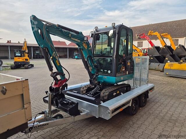 Backhoe loader Sunward SWE20F