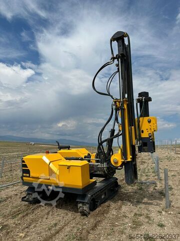Pile Driver Machine Mazaka Heavy İndustry Türkiye MW1600-TX5 Solar Pile Driver Machine