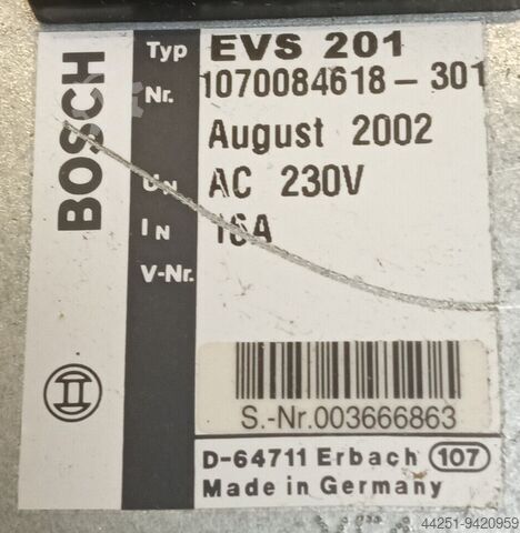 BOSCH EVS 201 1070084618-301, Robot Control Module, 230V AC Bosch 