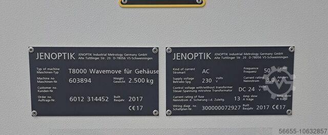Surface inspection device Jenoptik Hommel Etamic T8000 Wavemove