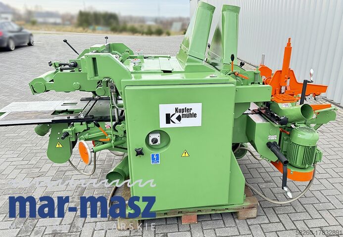 Wide four-sided planer KUPFERMUHLE 60 na 6 głowic do mokrego drewna