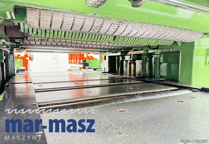 Wide four-sided planer KUPFERMUHLE 60 na 6 głowic do mokrego drewna