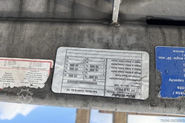 Tieflader Anhänger Müller-Mitteltal Mitteltal PT 20.0 Profi Tieflader