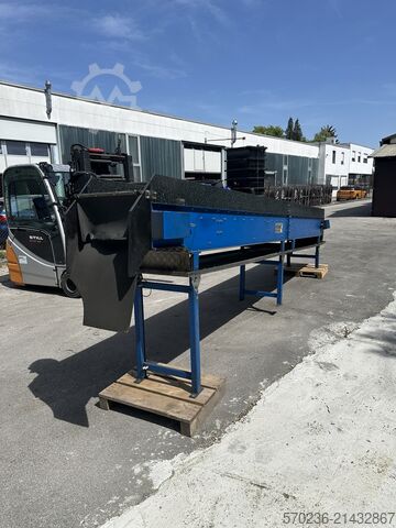 Rösler conveyor belt vibratory finishing machine  Rösler Förderband Gleitschleifen