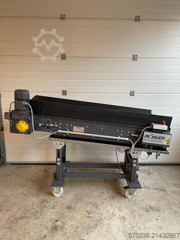 Rösler conveyor belt vibratory finishing machine  Rösler R 470/5500 Förderband
