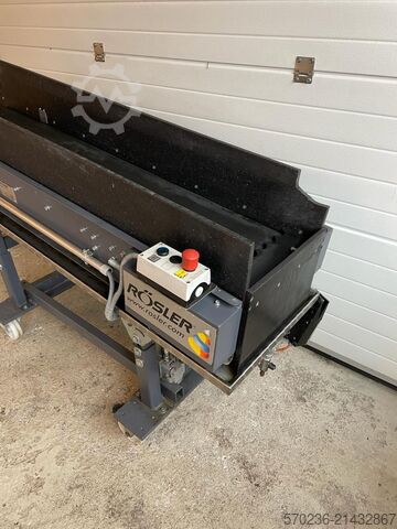Rösler conveyor belt vibratory finishing machine  Rösler R 470/5500 Förderband