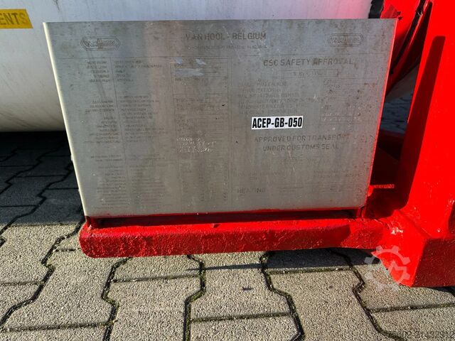 Tank container Van Hool 20FT SWAP BODY / 30.800L / AMKD / L4BN / UN POR...