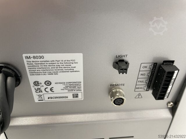 Measuring system Keyence IM-8030 gegen Gebot / against bid