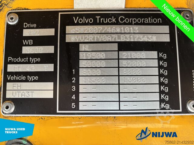 Standard-SZM Volvo FH 460 4x2 PTO + Xenon