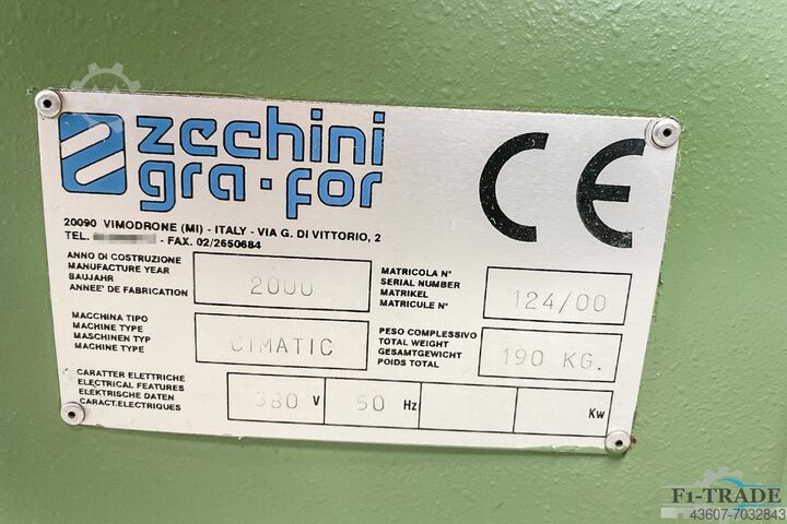 Case press and joint-setting machine Zechini CIMATIC