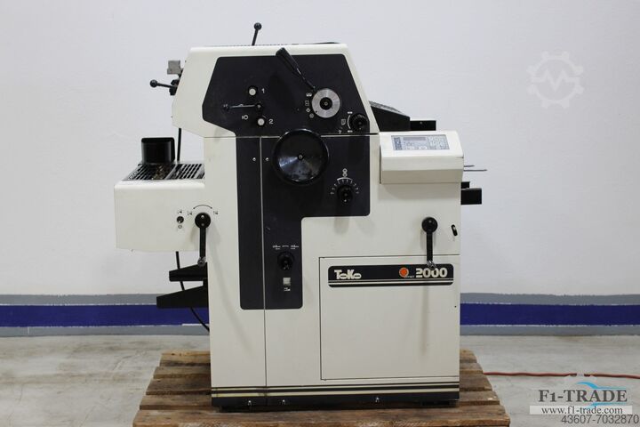 1 Color Sheet-Fed Offset Press TOKO 2000