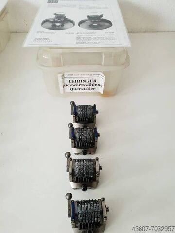 Numbering units Leibinger Gradsteller-Quersteller-Forwards-Backwards