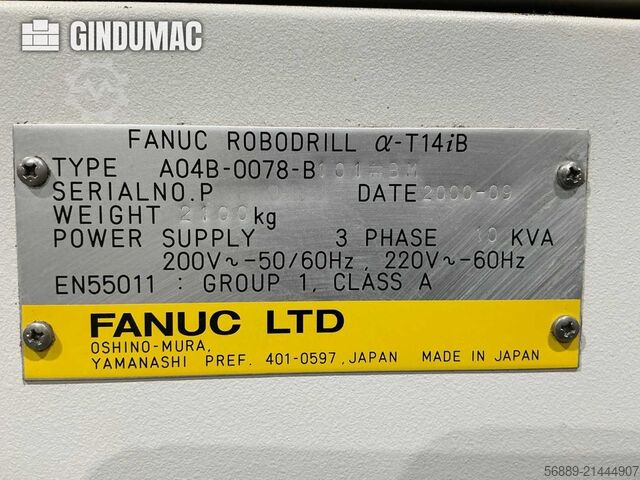FANUC ROBODRILL α-T14iB FANUC ROBODRILL α-T14iB