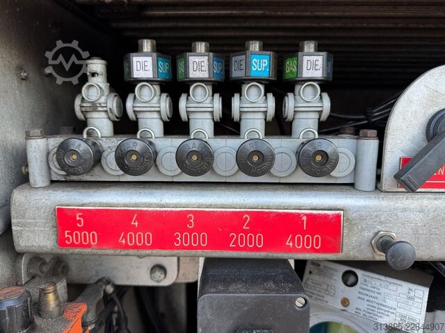 Tanker MAN TGA 26.313, Fuel, 5 compartments, 19 M3, Pump, ADR