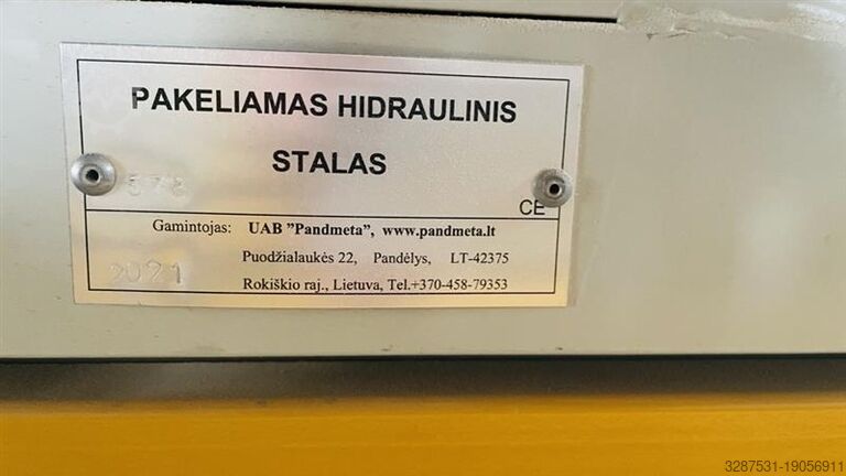 Scissor lifting table Pandmeta 