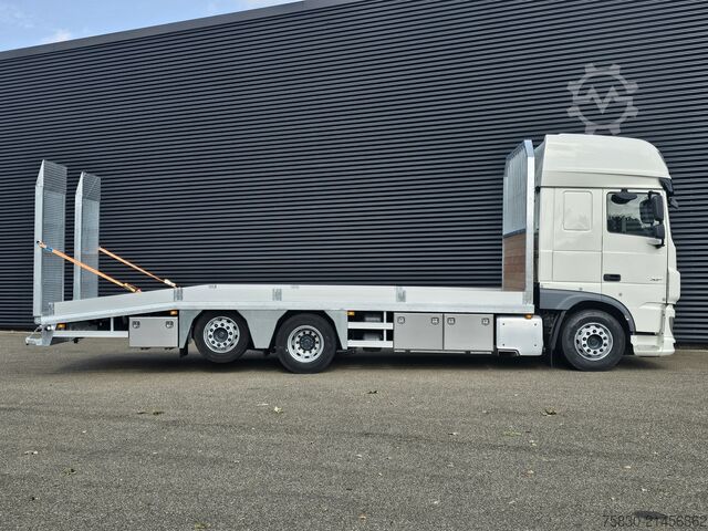 Autotransporter DAF XF 450 / OPRIJ - MACHINE TRANSPORT / 6x2