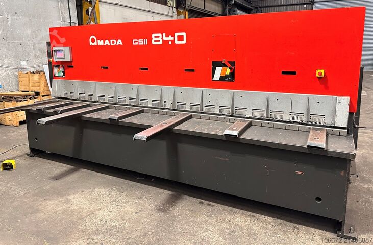 Hydraulische Tafelschere Amada GS11 840 PNEUMATIC SHEET SUPPORT SYS