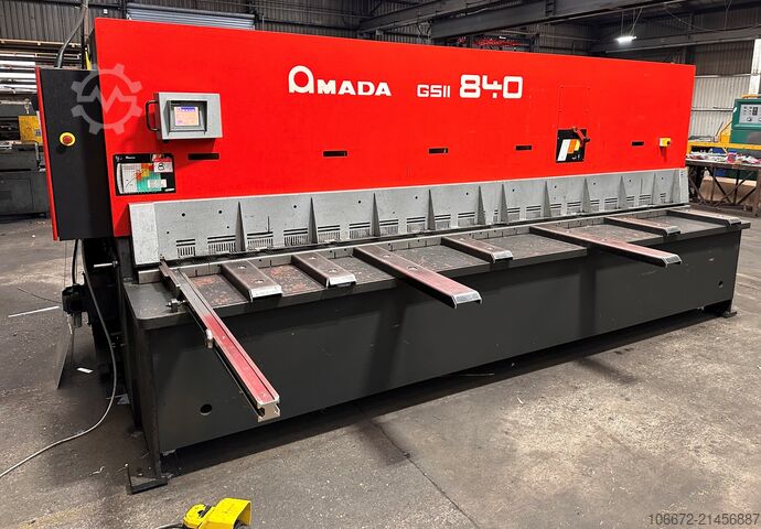 Hydraulische Tafelschere Amada GS11 840 PNEUMATIC SHEET SUPPORT SYS