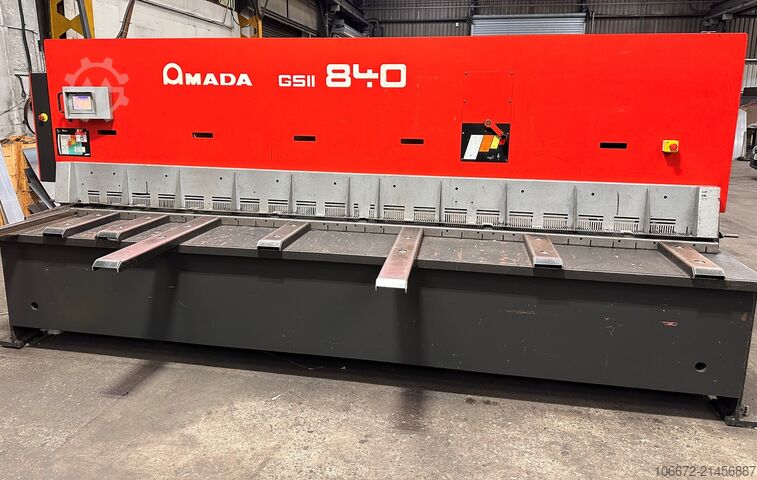 Hydraulische Tafelschere Amada GS11 840 PNEUMATIC SHEET SUPPORT SYS