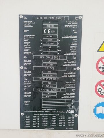 Drahterodiermaschine AGIE AGIECUT Challenge 2