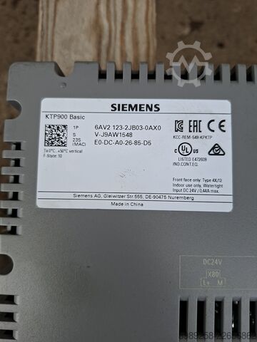 SIMATIC HMI KTP900 Basic Panel Siemens 6AV2123-2JB03-0AX0