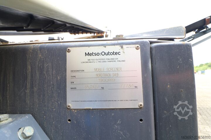 Siebanlage Metso Nordtrack S4.9